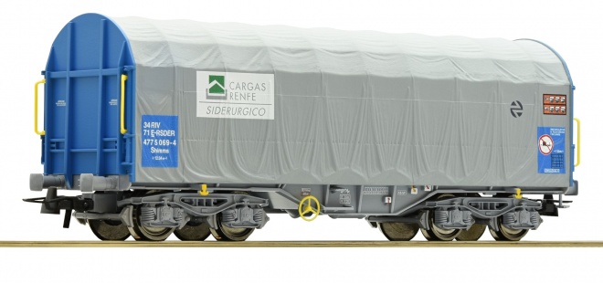 Slide Tarpaulin car RailSider<br /><a href='images/pictures/Roco/Roco-67315.jpg' target='_blank'>Full size image</a>